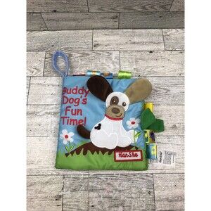 Buddy Dogs Busy Day Taggies Fabric Book